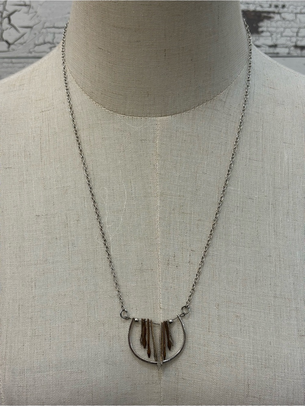 Arms of Eve Australian By Kerryn Langer Mixed Metals Dangle Pendant